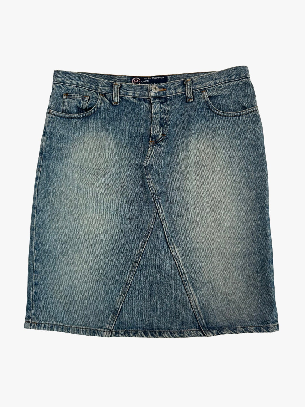 Please Denim Skirt