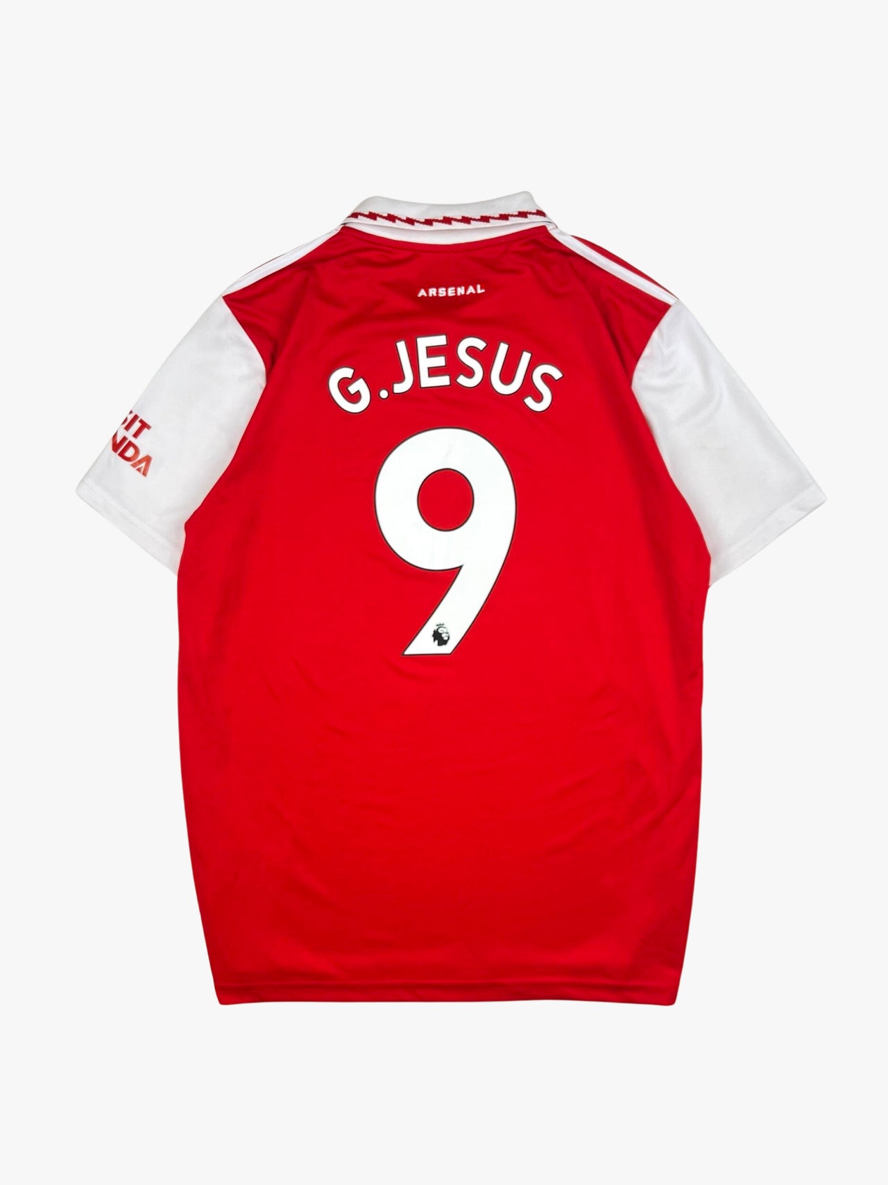 2022-2023 Adidas Arsenal Gabriel Jesus Home Kit Shirt