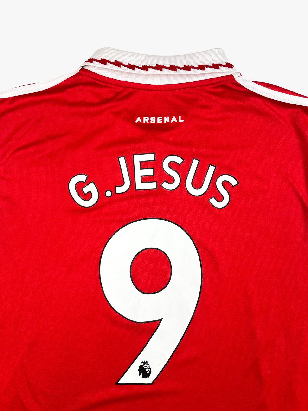 2022-2023 Adidas Arsenal Gabriel Jesus Home Kit Shirt