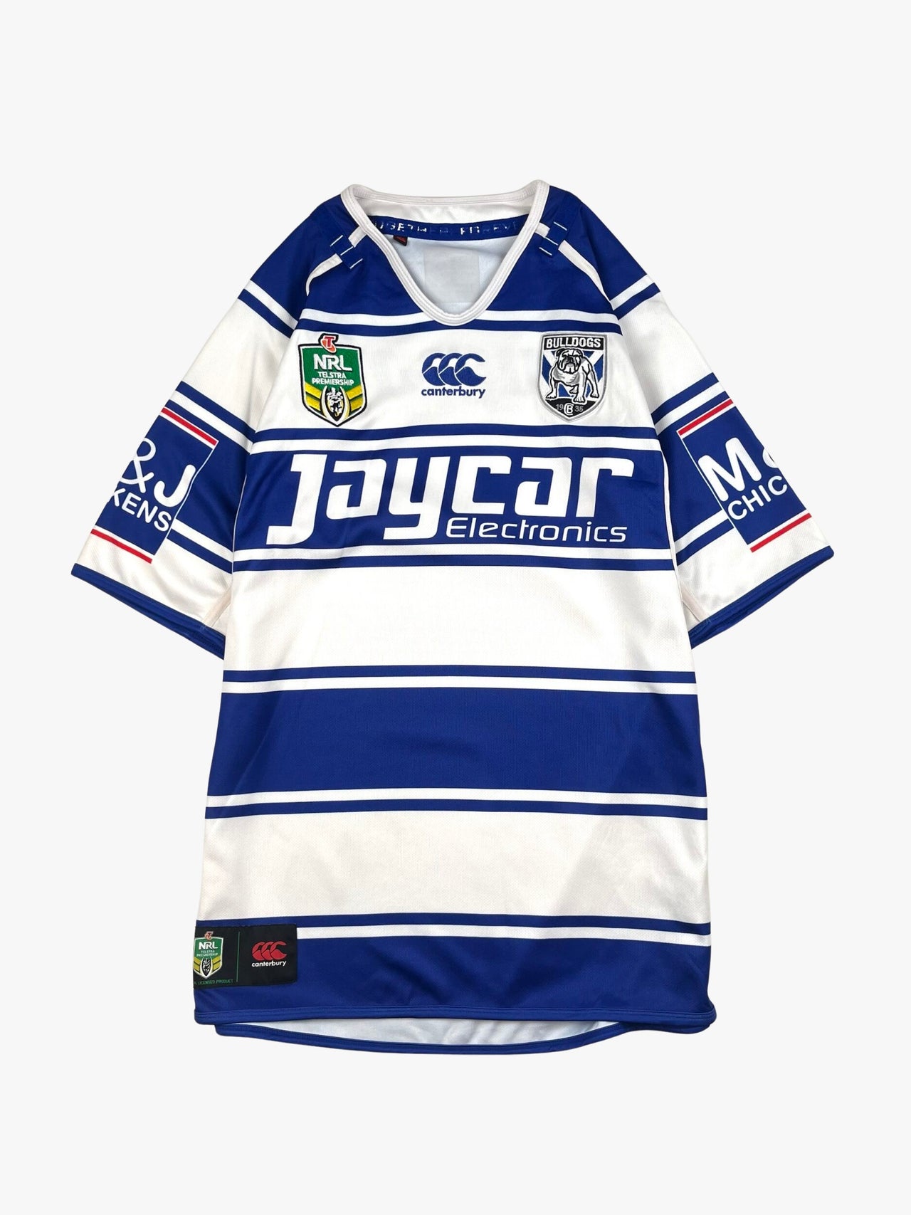 2015-2016 Canterbury-Bankstown Bulldogs NRL Rugby Jersey
