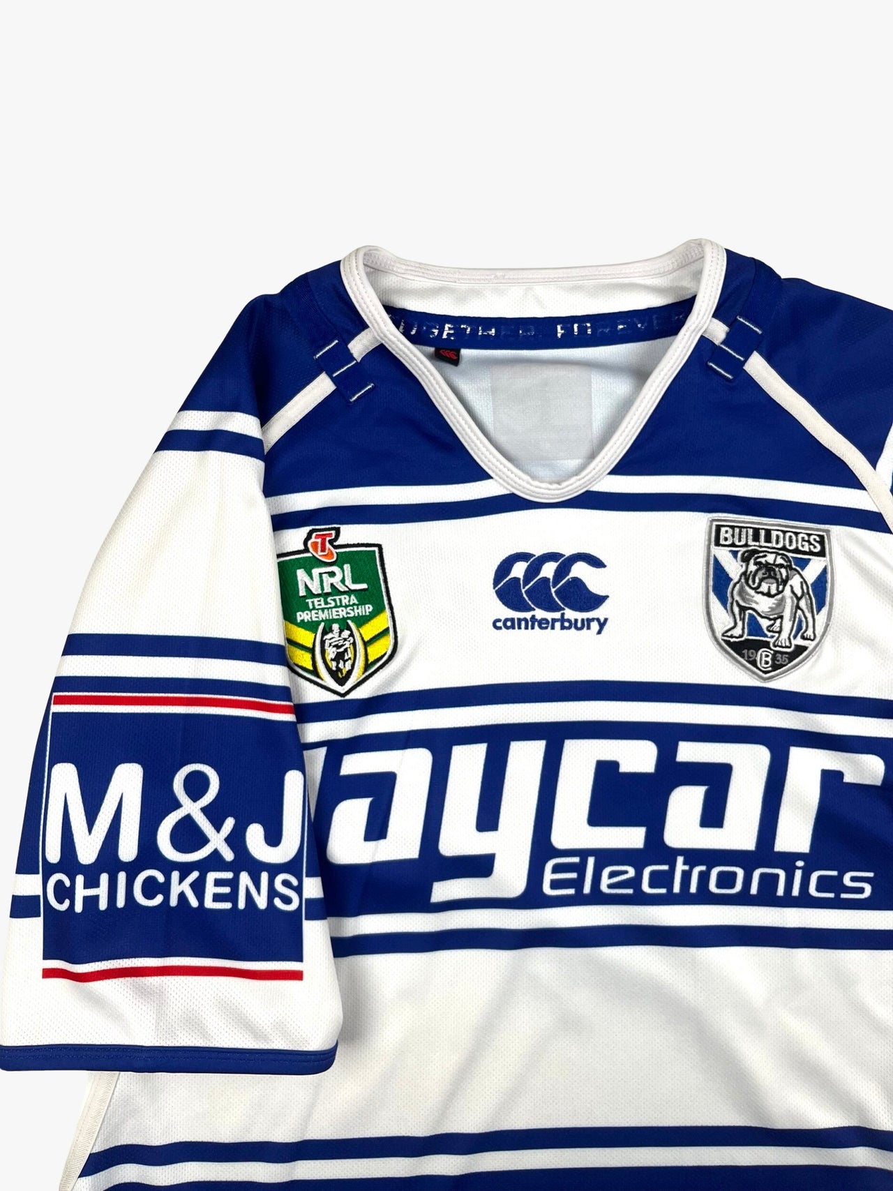 2015-2016 Canterbury-Bankstown Bulldogs NRL Rugby Jersey