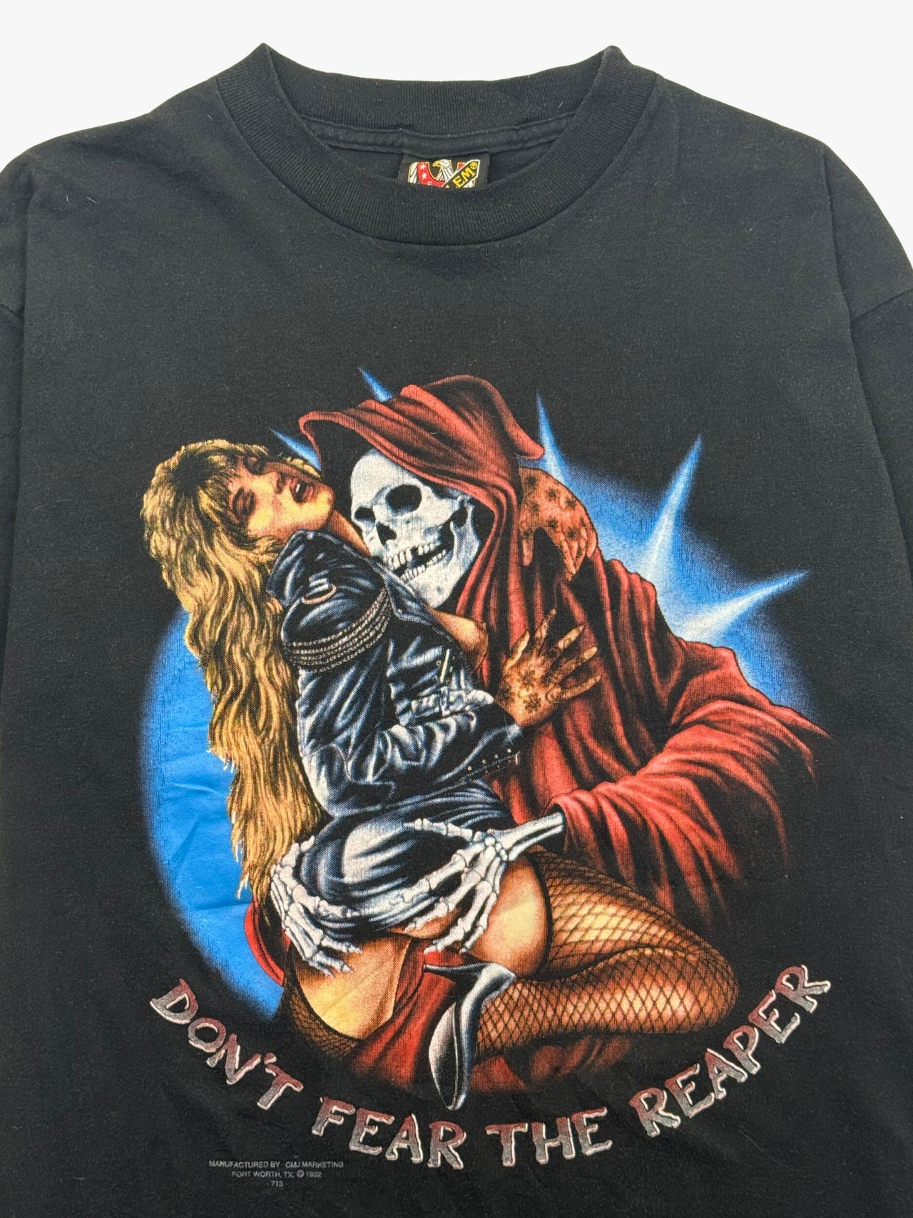 3D Emblem Dont Fear The Reaper T-Shirt