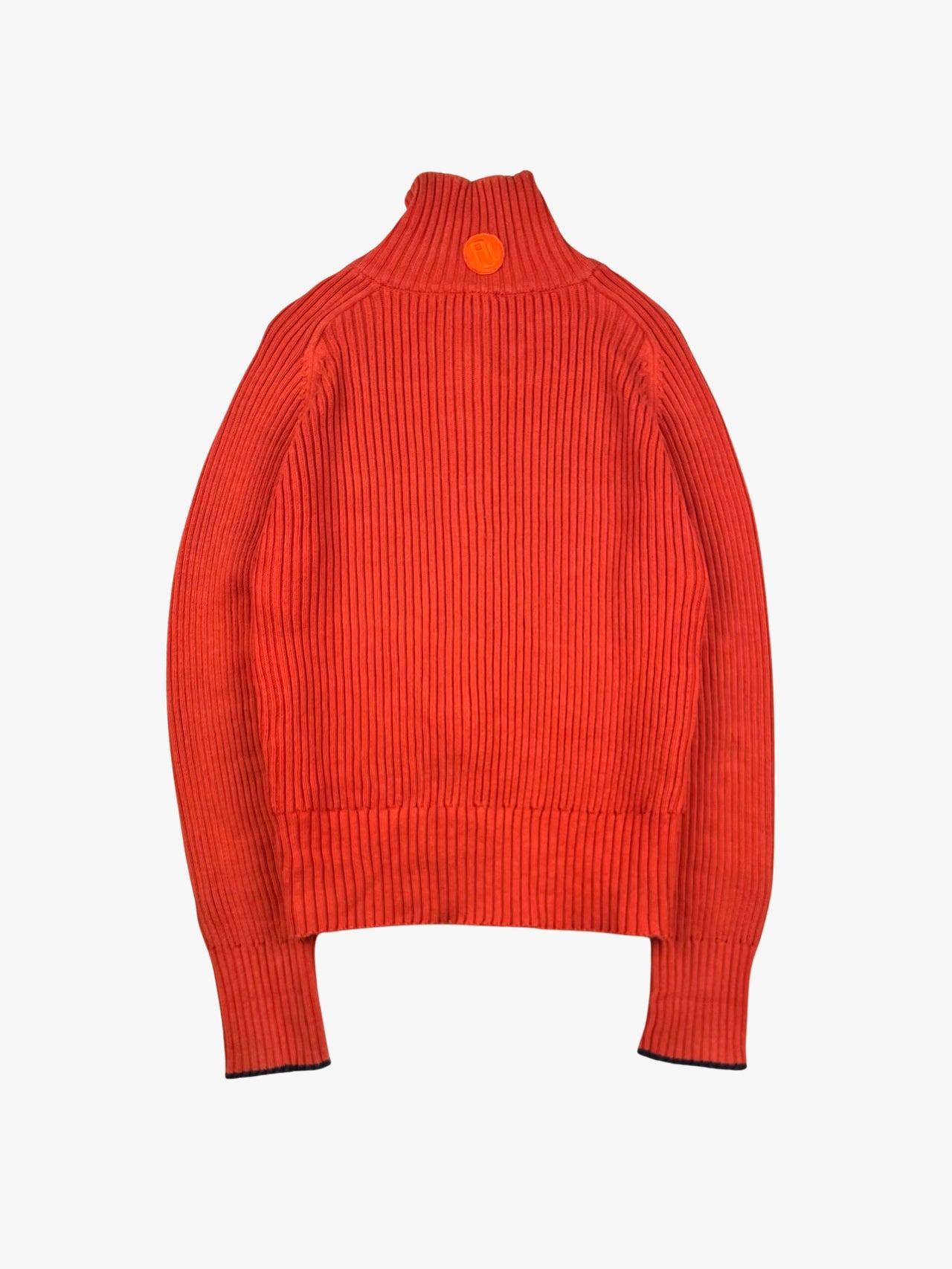 Armani Jeans Zip Up Knit Sweater
