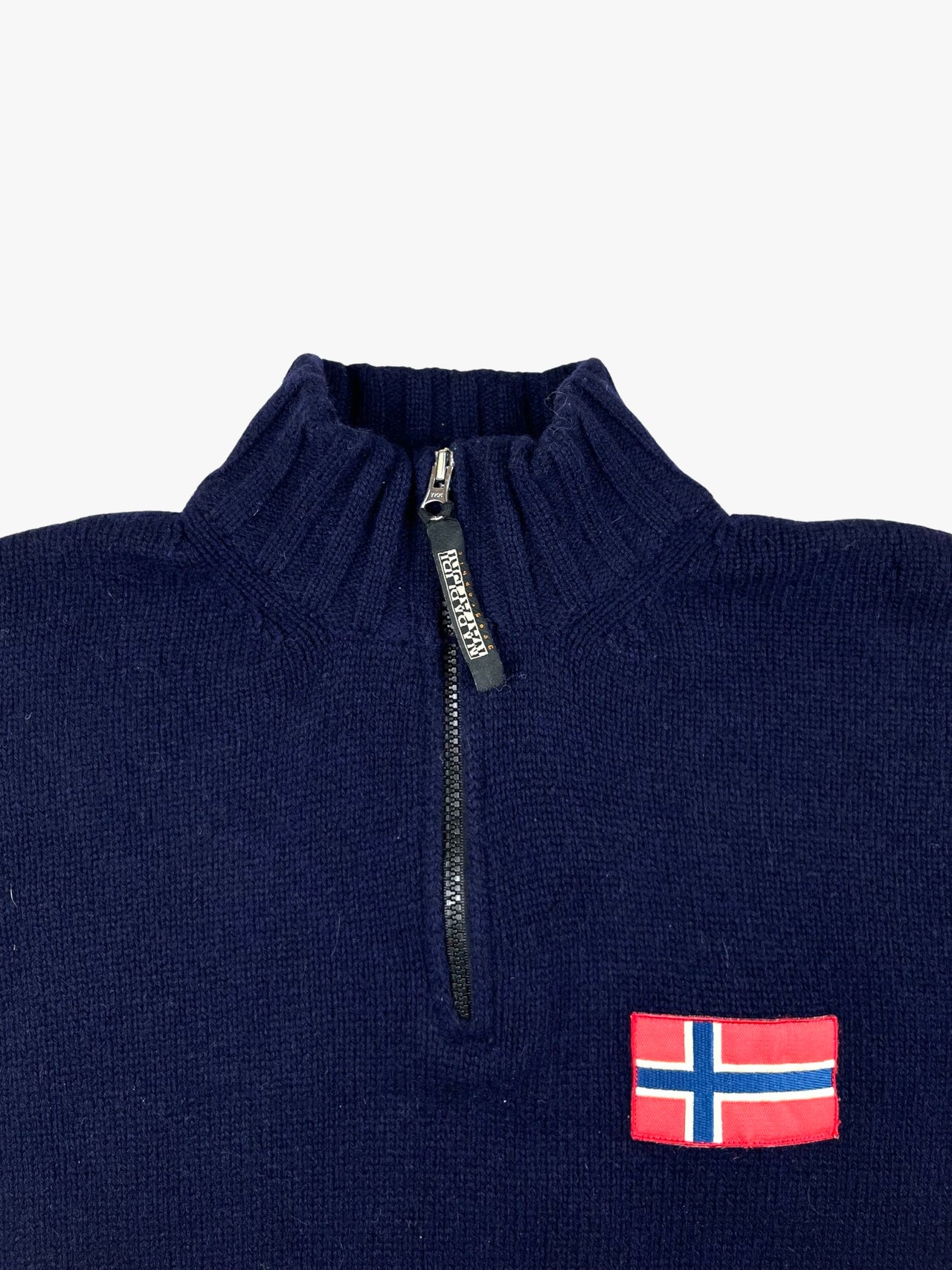 Napapijri Quarter Zip Knit Sweater