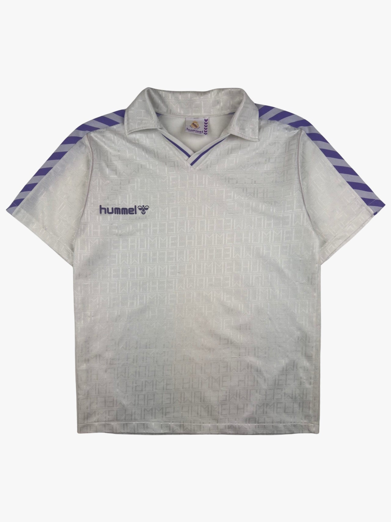 1989-1990 Hummel Real Madrid Football Shirt