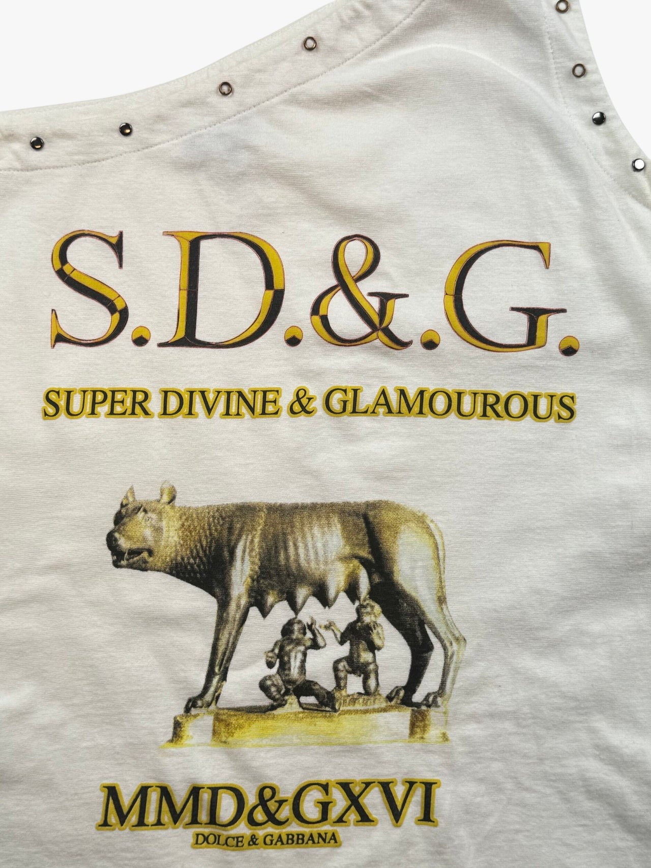 2000's Dolce & Gabbana One Shoulder Top