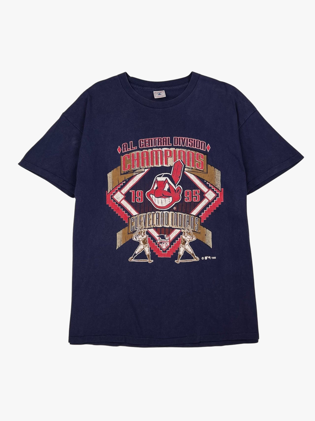 1995 A.L. Central Division Champions Cleveland Indians T-Shirt