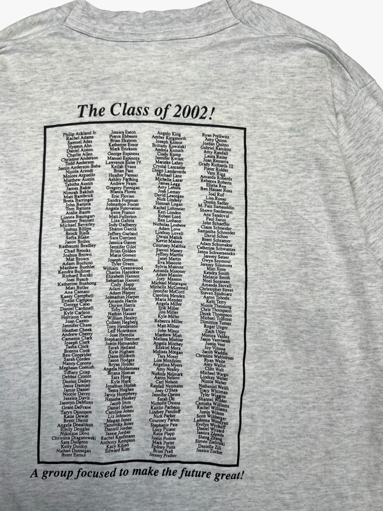 1990’s Class Of 2002 Single Stitch T-Shirt