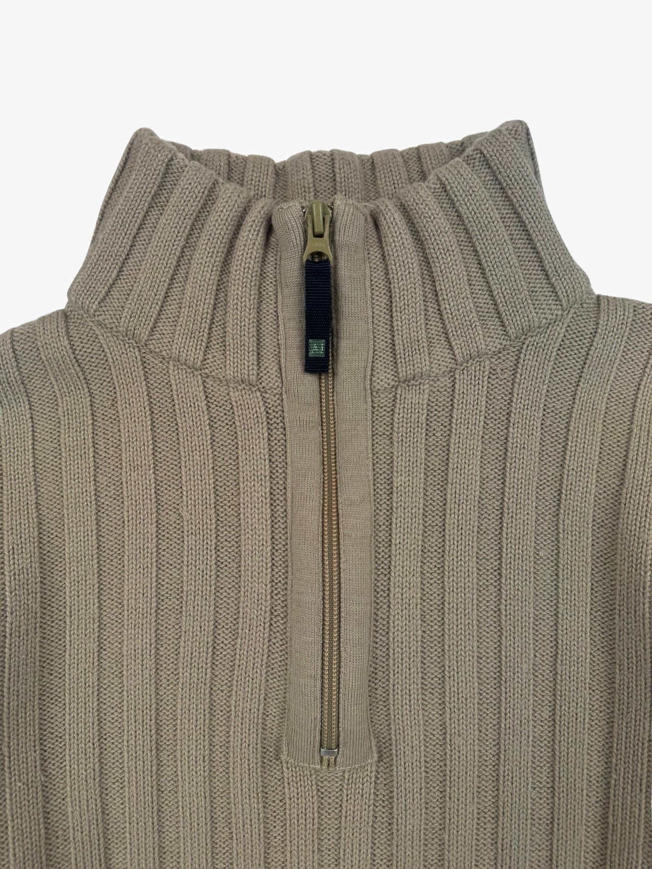 1990's Armani Jeans Quarter Zip Knit Sweater