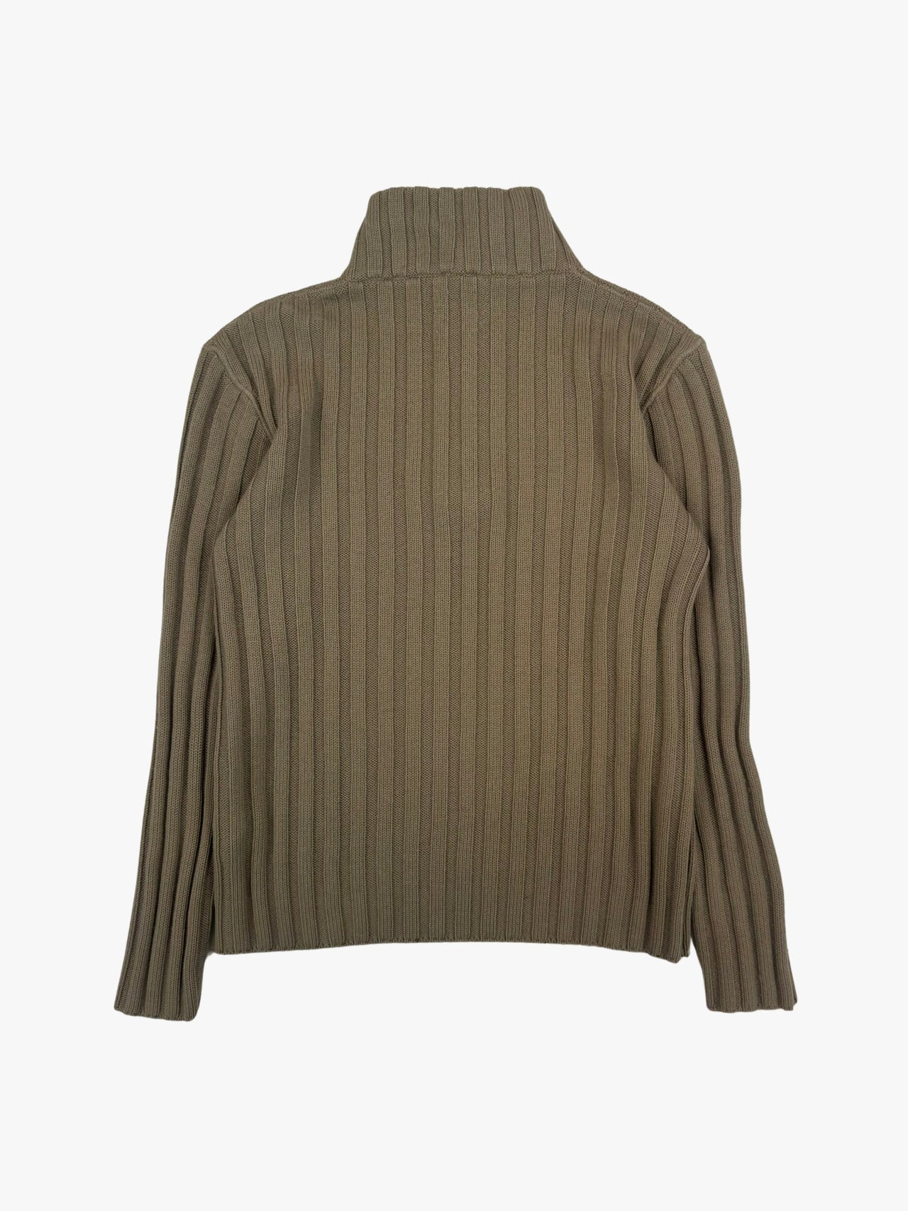 1990's Armani Jeans Quarter Zip Knit Sweater