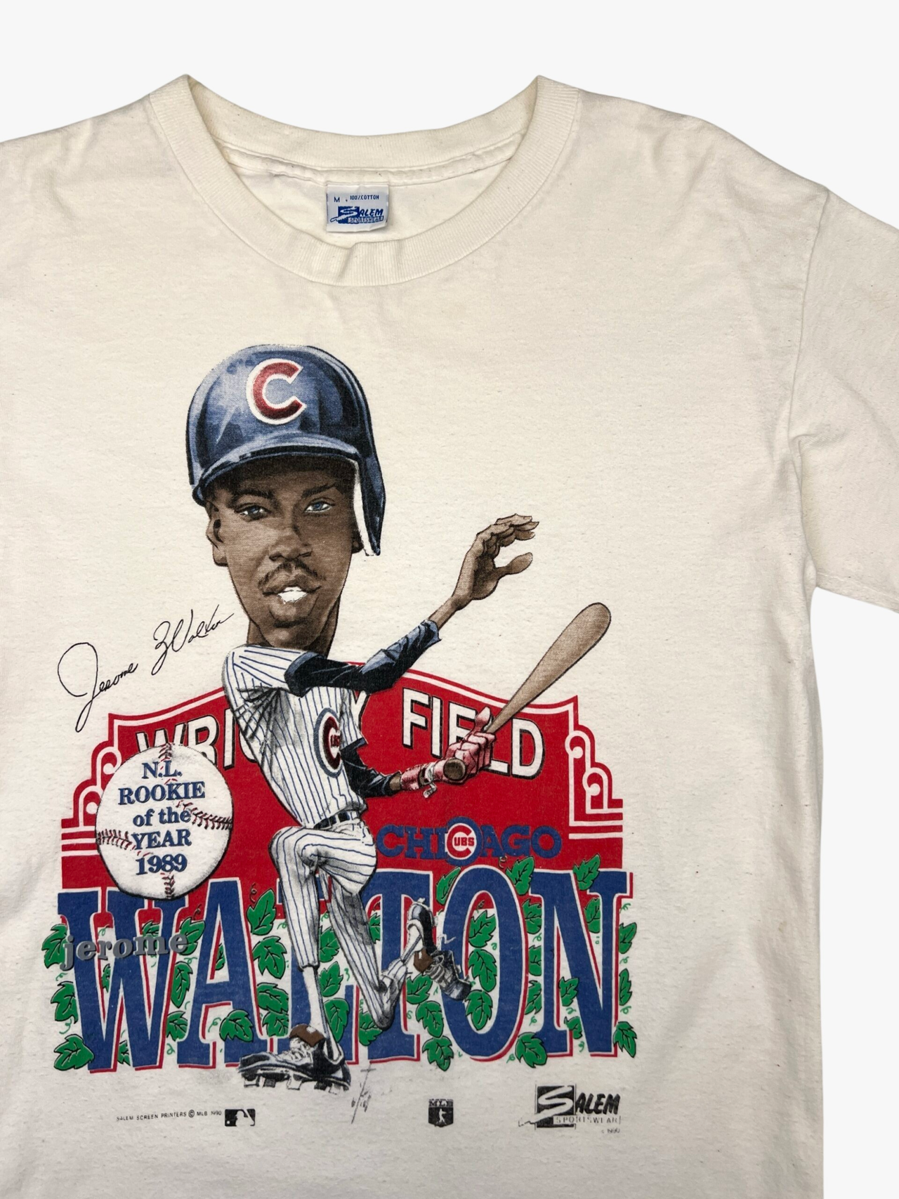 1990 Chicago Cubs Jerome Walton T-Shirt