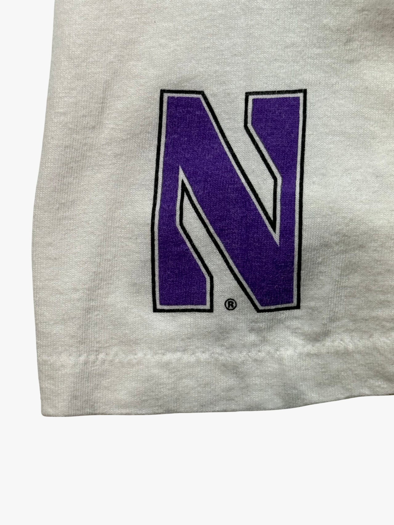 2001 Northwestern Wildcats Football Single Stitch T-Shirt
