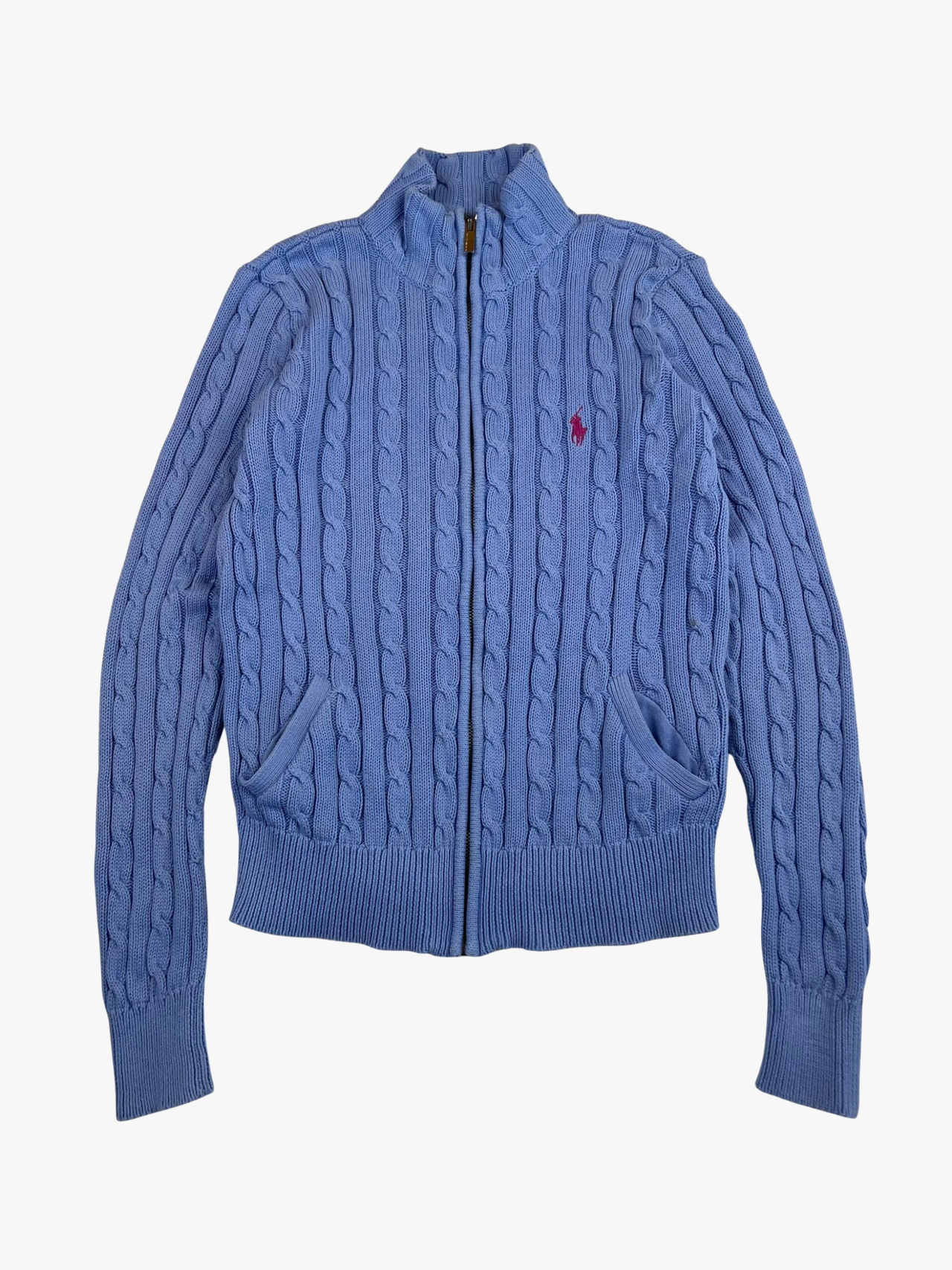 Ralph Lauren Sport Full Zip Cable Knit Sweater