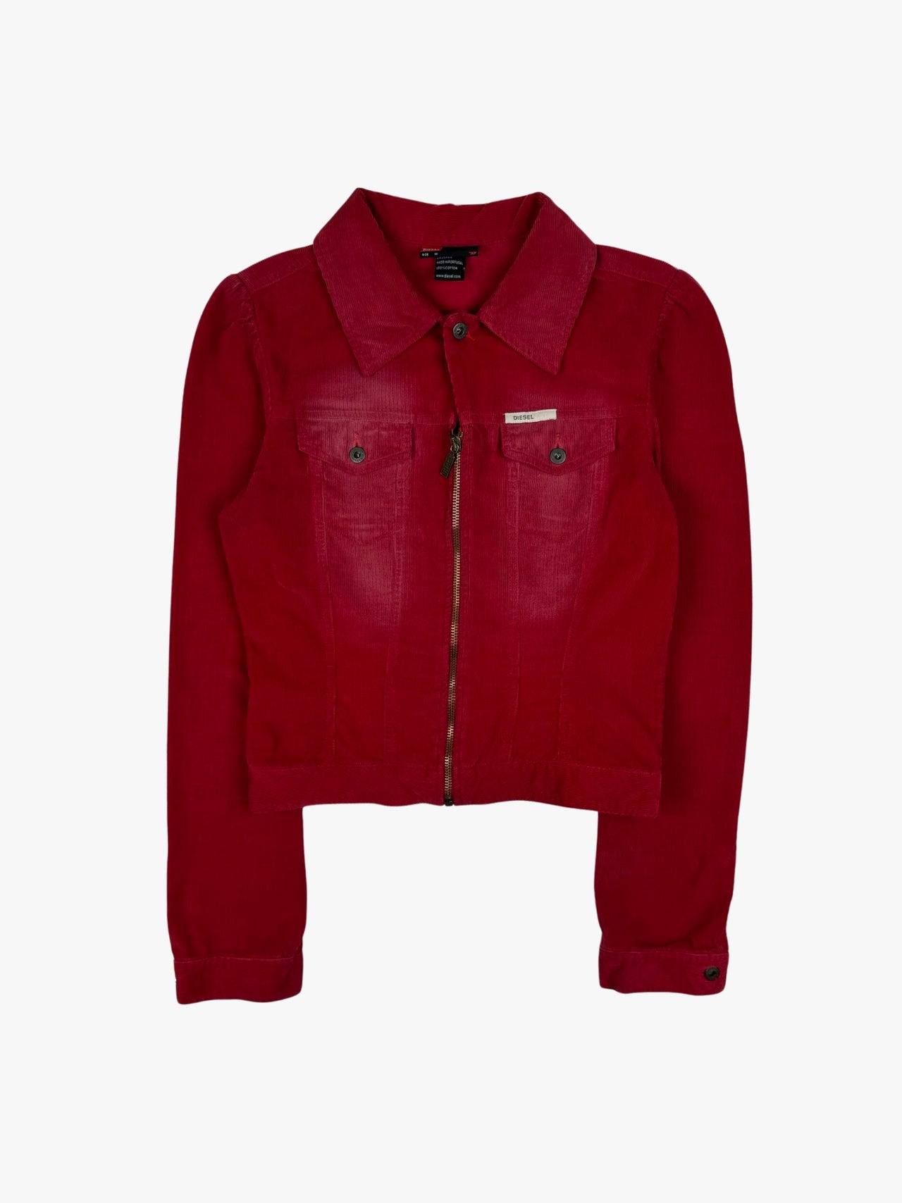 Diesel Cropped Corduroy Jacket