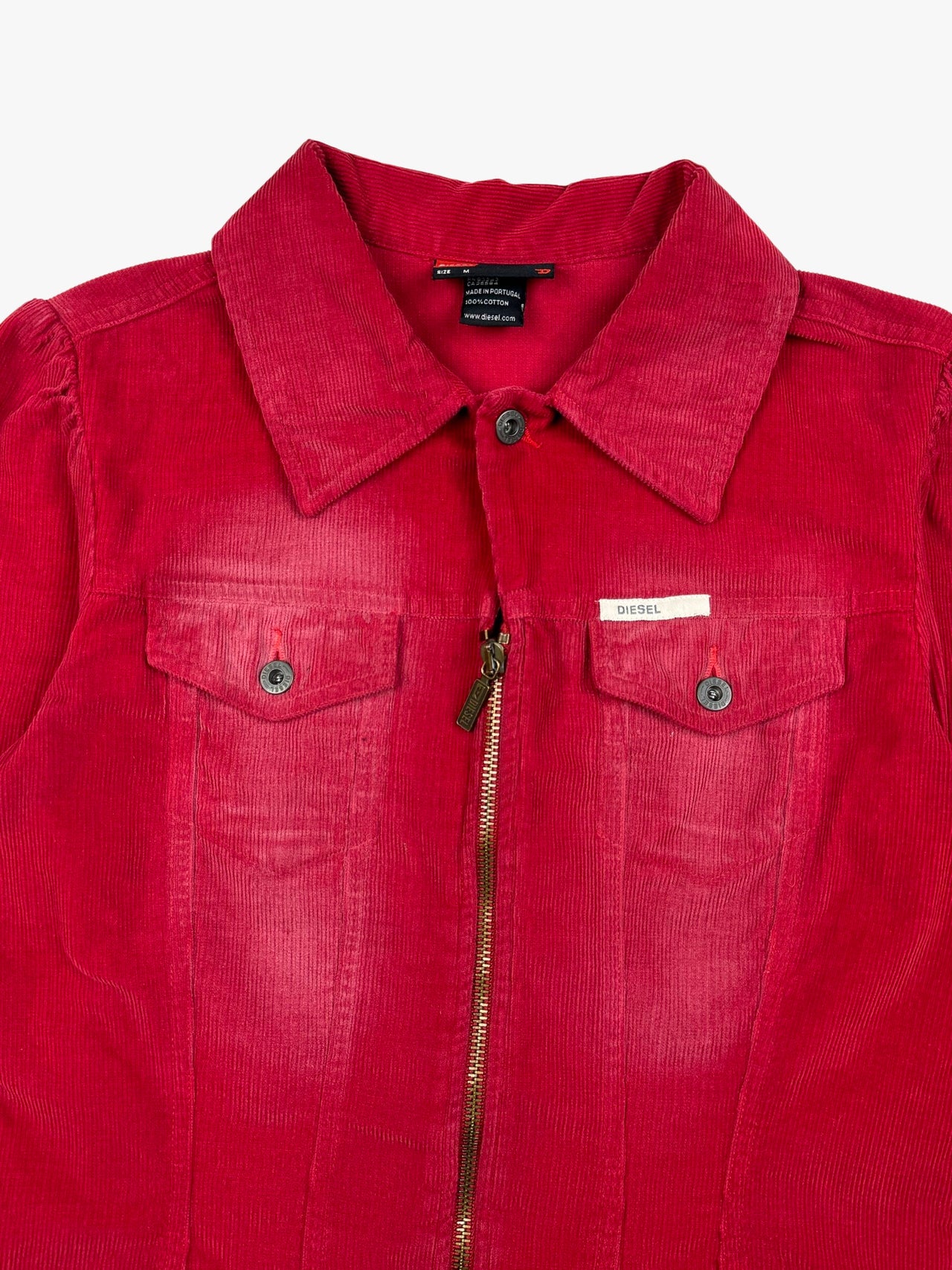 Diesel Cropped Corduroy Jacket