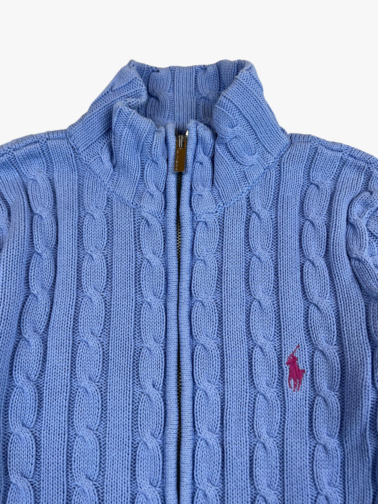 Ralph Lauren Sport Full Zip Cable Knit Sweater