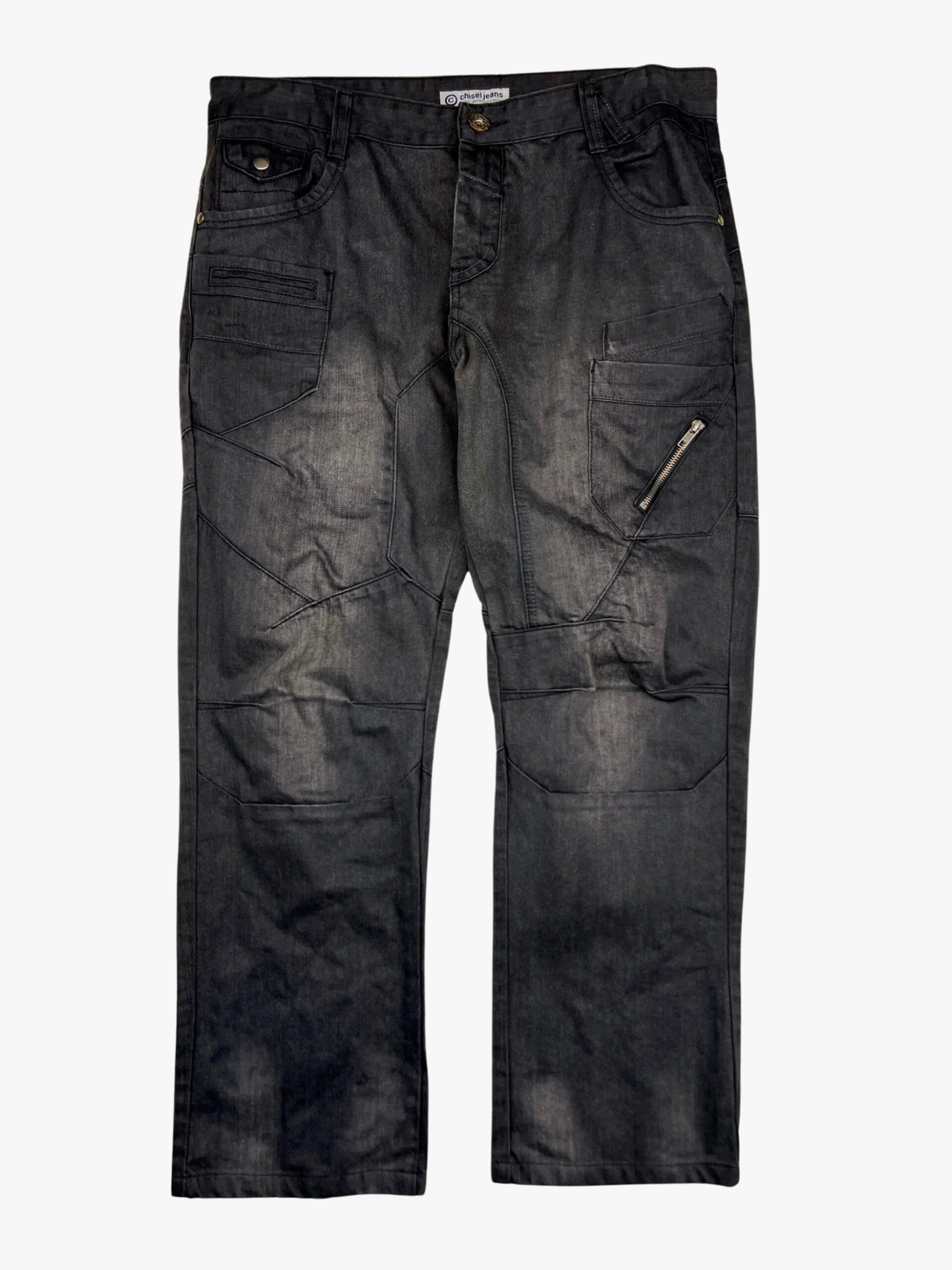 Chisel Jeans Straight Leg Jeans